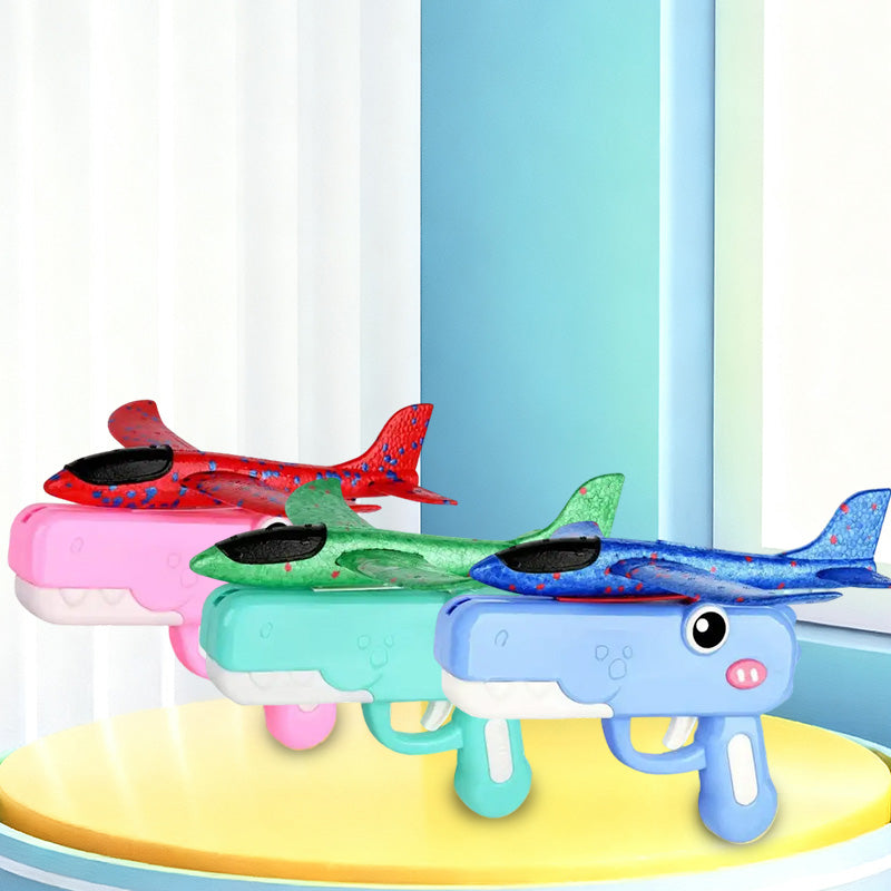 ✨2025 HEISSER VERKAUF💥Dinosaurier-Flugzeug-Katapult-Spielzeug für Kinder