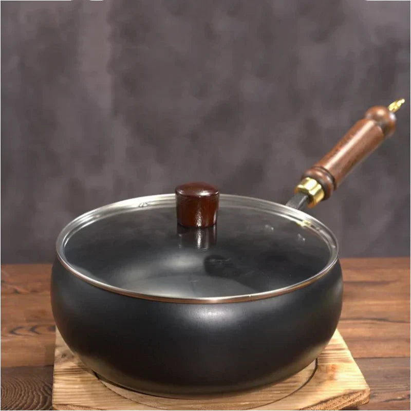 🔥Hot Sale 50% Rabatt🔥Kunsthandwerkliche, nicht emaillierte Gusseisen-Kasserolle