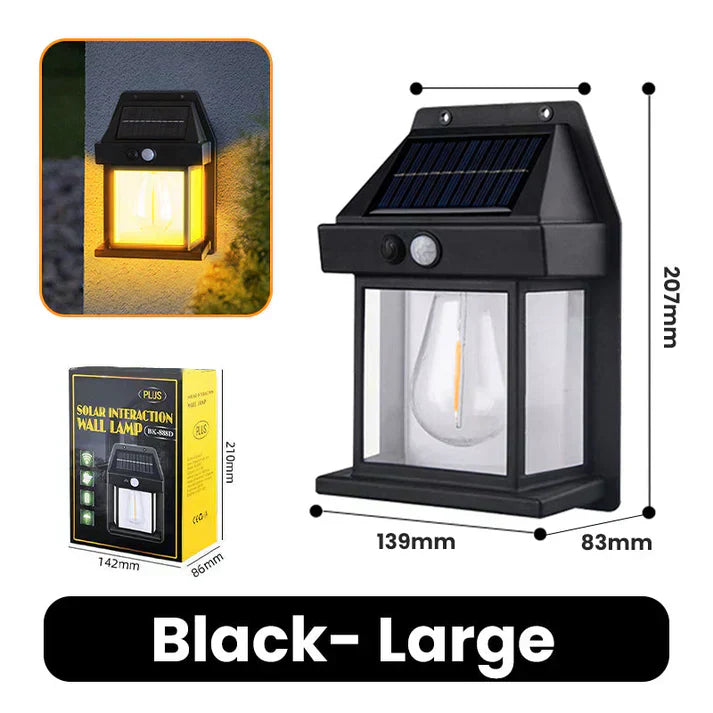 🔥 KAUF 2 ERHALT 3! 💡 SOLAR-WANDLEUCHTE MIT BEWEGUNGS-SENSOR - Automatisches Ein-/Ausschalten, Wasserdicht und Einfach zu Installieren, Perfekt für Garten und Außenbereich 🌳