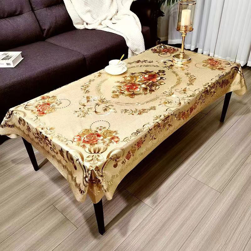 🍽️ 60% RABATT! 🎉 Wasserdichte Tischdecke – Ölabweisend, Elegantes Blumenmuster & Einfach zu Reinigen 📦