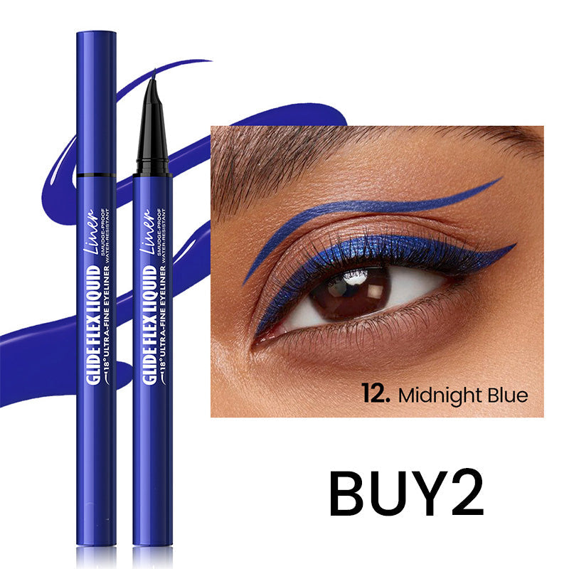 👁️✨ Flüssig-Eyeliner mit ultrafeiner Präzisionsspitze – Für scharfe Linien & intensives Schwarz | Premium Qualität
