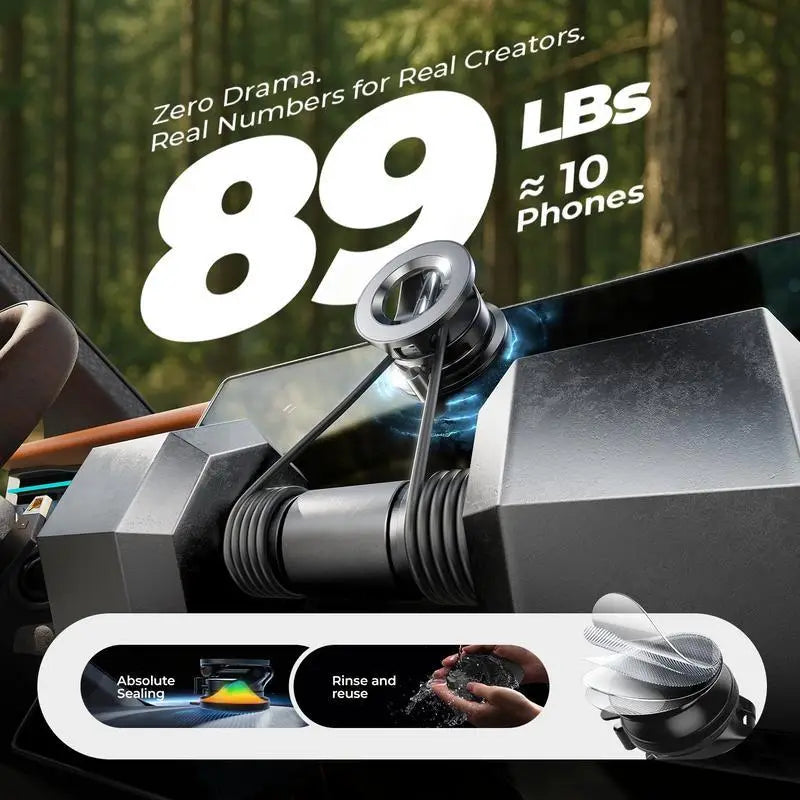 🔥Mehr kaufen mehr sparen🔄360° verstellbarer magnetischer Vakuum-Telefonhalter📱
