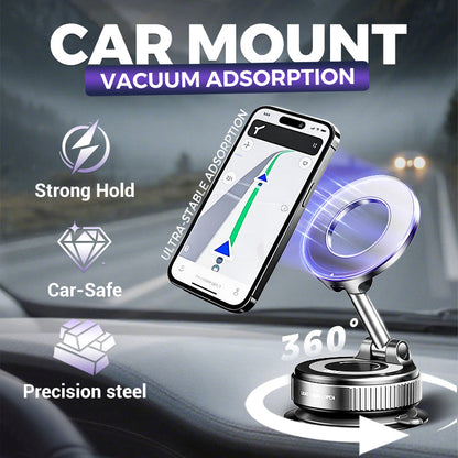 🔥Mehr kaufen mehr sparen🔄360° verstellbarer magnetischer Vakuum-Telefonhalter📱