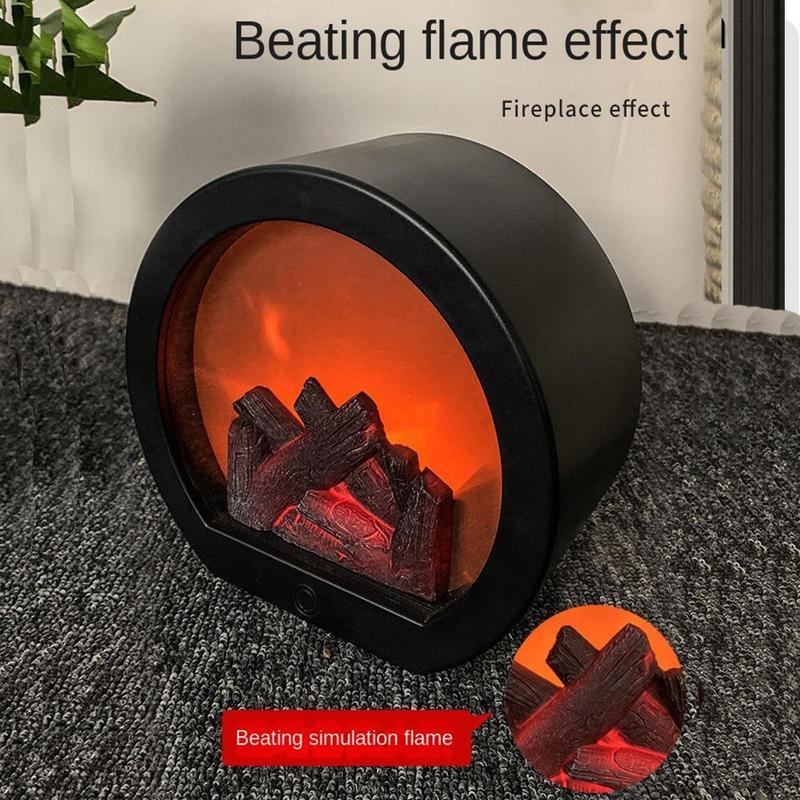 Flammenlose LED-Kamin-Dekorationslaterne