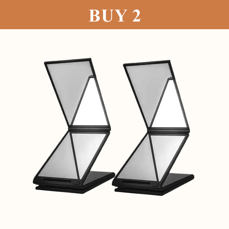 💥360° klappbarer Spiegel zum Selbstschneiden und Schminken –  Rückansicht verfügbar