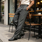 👖✨ Lässige Herrenhose mit Bundfalten und weitem Bein Perfekt für entspannte City-Styles ✓ Atmungsaktive Qualität ✓ Vielseitig kombinierbar Jetzt sichern!