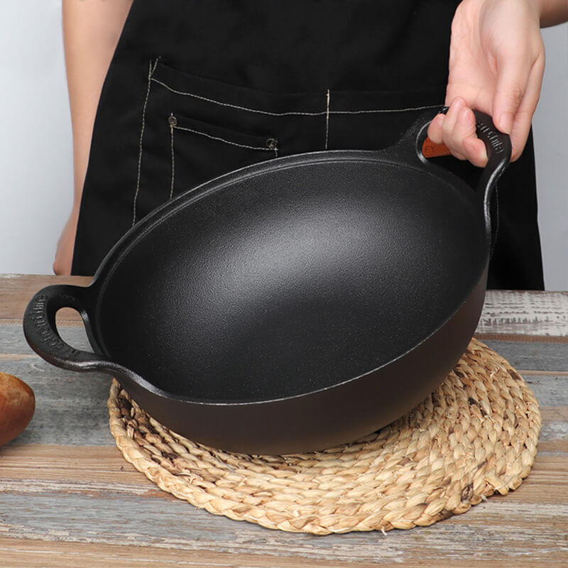 🍳🔥 Unbeschichteter dicker Eisen-Topf – 50% RABATT! Robust, hitzebeständig, langlebig – perfekt für scharfes Anbraten & gesundes Kochen. 💪✨