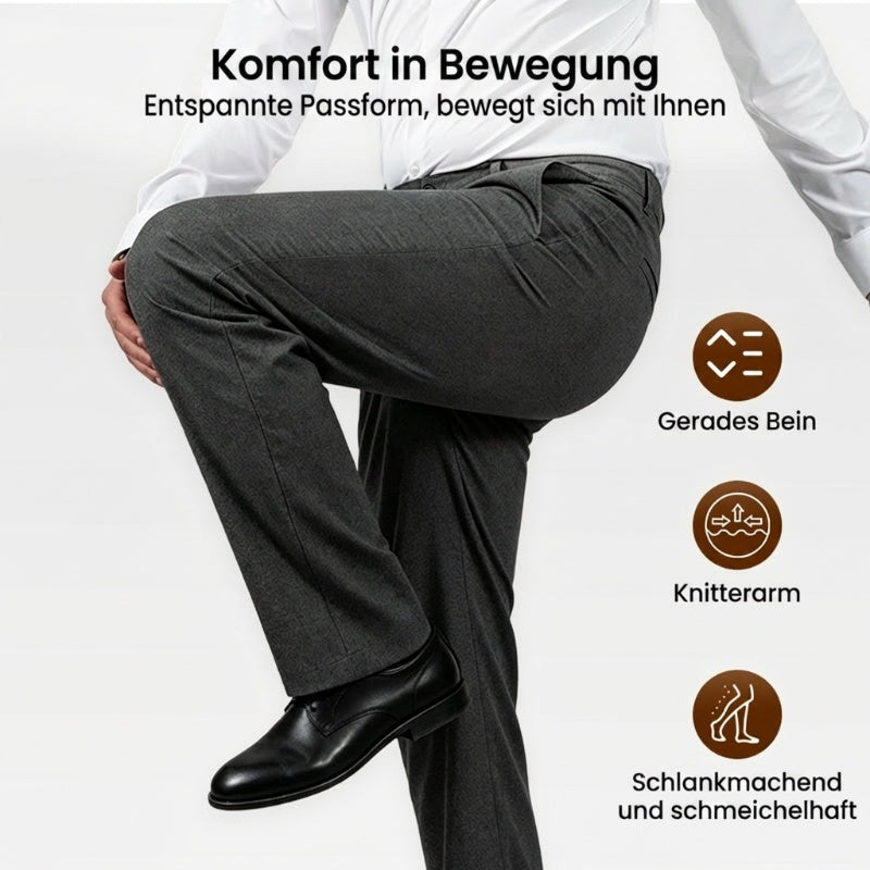 👖✨ Lässige Herrenhose mit Bundfalten und weitem Bein Perfekt für entspannte City-Styles ✓ Atmungsaktive Qualität ✓ Vielseitig kombinierbar Jetzt sichern!