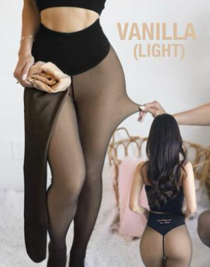 🔥 Blitzverkauf: 50 % Rabatt!!⚡Über 60.000 verkauft! 🏆❄️Flawless Legs – künstliche, durchscheinende, warme, mit Plüsch gefütterte, elastische Strumpfhose