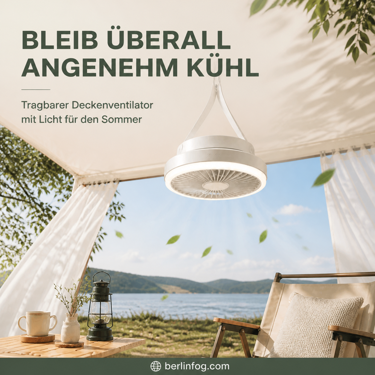⏰ Zeitlich begrenztes Angebot: 58% RABATT auf wiederaufladbaren Deckenventilator mit LED! 🌬️✨