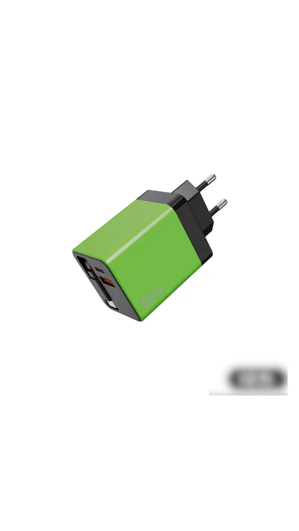 3-in-1-GaN-Ladegerät, 80 W MAX skalierbares Schnelllademodul mit Typ-C-Kabel und 2 USB-Anschlüssen