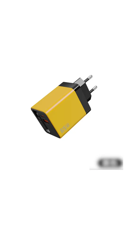 3-in-1-GaN-Ladegerät, 80 W MAX skalierbares Schnelllademodul mit Typ-C-Kabel und 2 USB-Anschlüssen