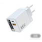 3-in-1-GaN-Ladegerät, 80 W MAX skalierbares Schnelllademodul mit Typ-C-Kabel und 2 USB-Anschlüssen
