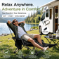 🪑 50% RABATT! 🌿 Tragbarer verstellbarer Klappstuhl für Außenbereich – Leicht, stabil & vielseitig – Ideal für Garten, Camping, Strand oder Terrasse – einfacher Transport und Aufbau 🏕️✨