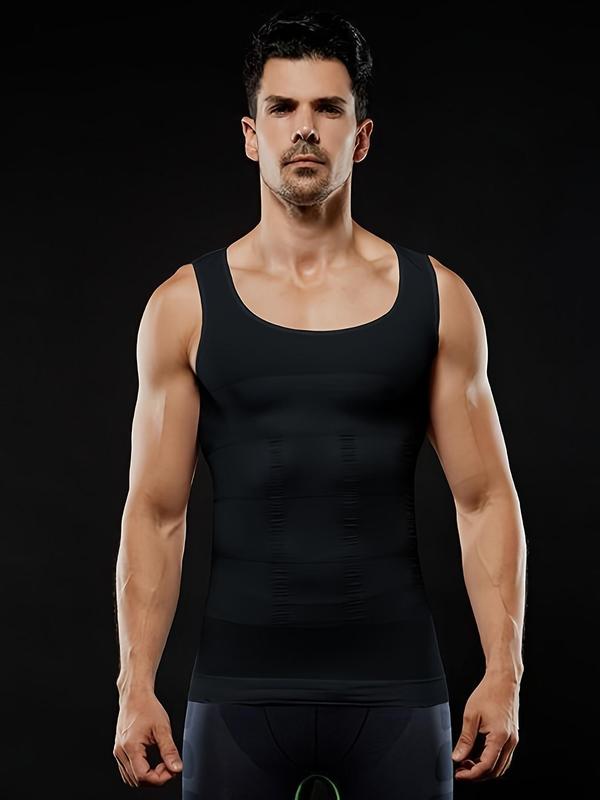 🔥 💪Kompressionsshirt für Herren, Slim Fit, figurformendes Unterhemd✨ Zwei Stück für nur 23,99 Euro