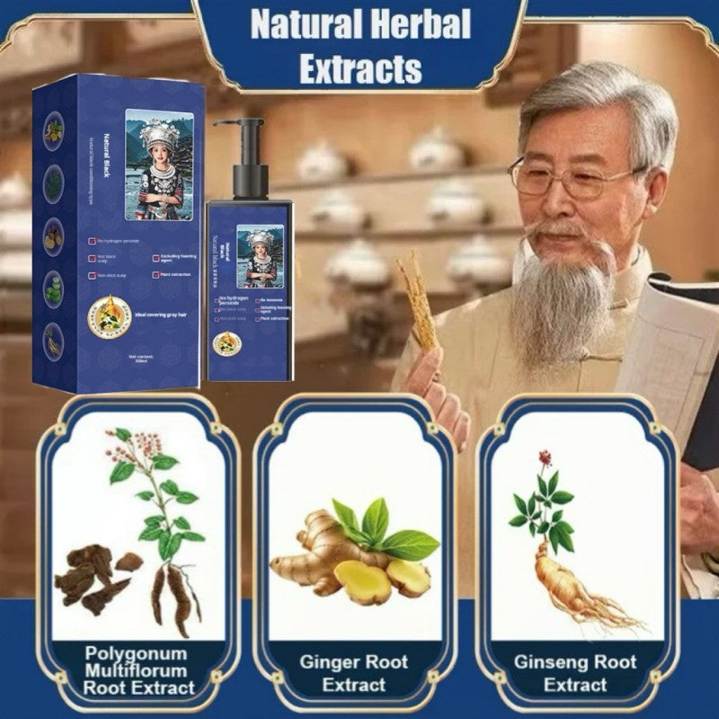 Sanftes Haarfärbemittel mit Botanikextrakten