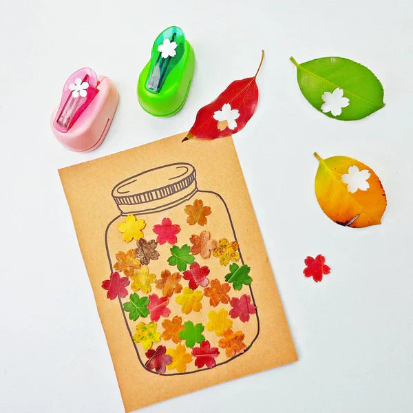 🔥Begrenzte Stückzahl verfügbar 62 % Rabatt🔥✨ DIY-Lochstanz-Set für Kinder - Erstelle niedliche Formen 🎁📏