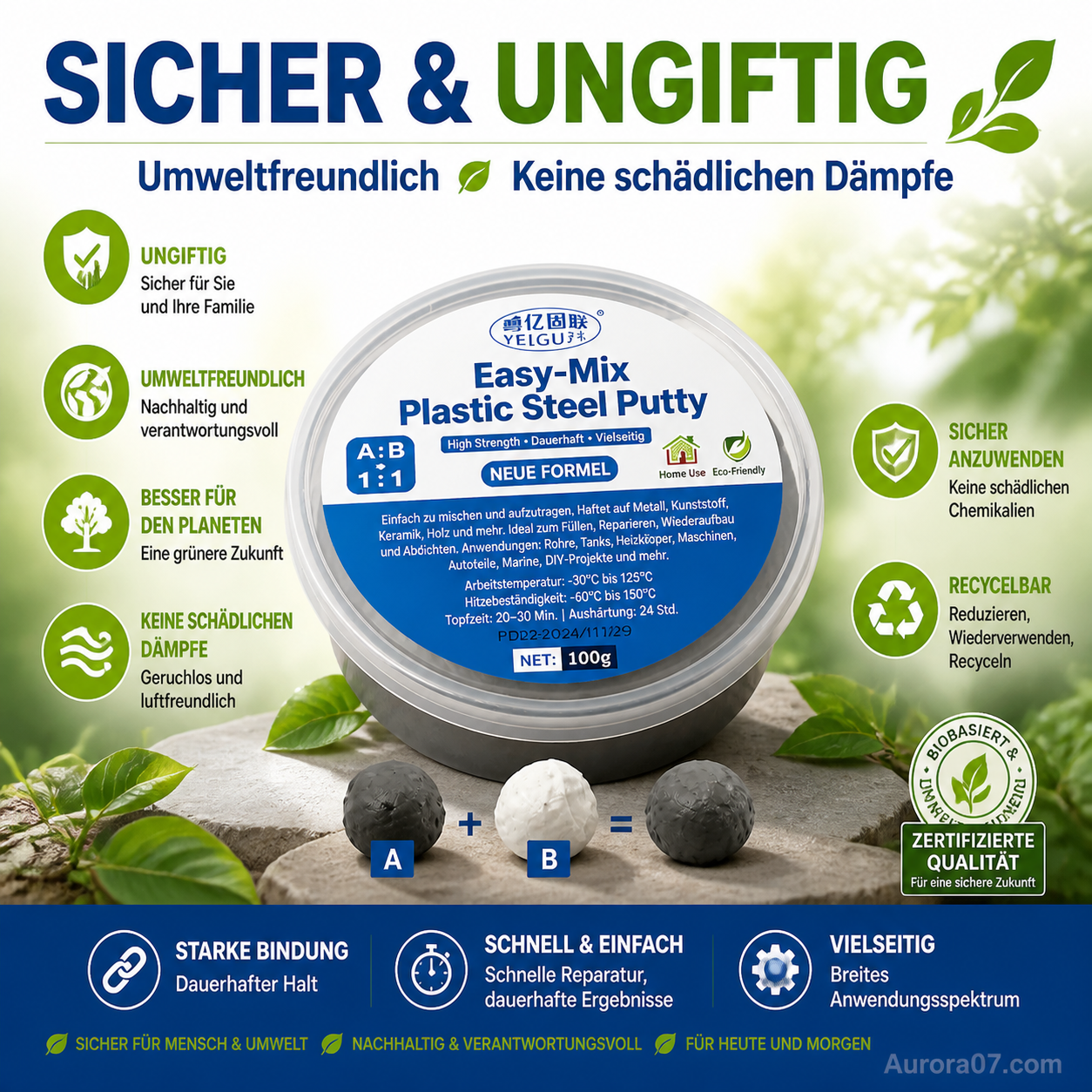 🔥 Nur für kurze Zeit 50 % Rabatt | AB Superkleber: Haucht kaputten Gegenständen neues Leben ein – stark und dennoch flexibel, ohne zu reißen!