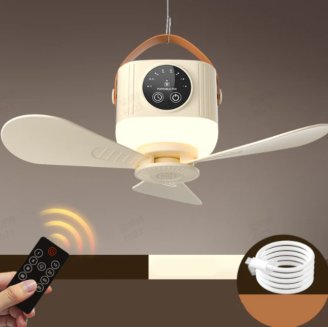 ⏰ Zeitlich begrenztes Angebot: 58% RABATT auf wiederaufladbaren Deckenventilator mit LED! 🌬️✨