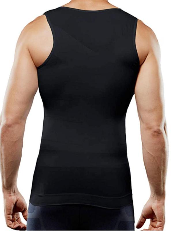🔥 💪Kompressionsshirt für Herren, Slim Fit, figurformendes Unterhemd✨ Zwei Stück für nur 23,99 Euro