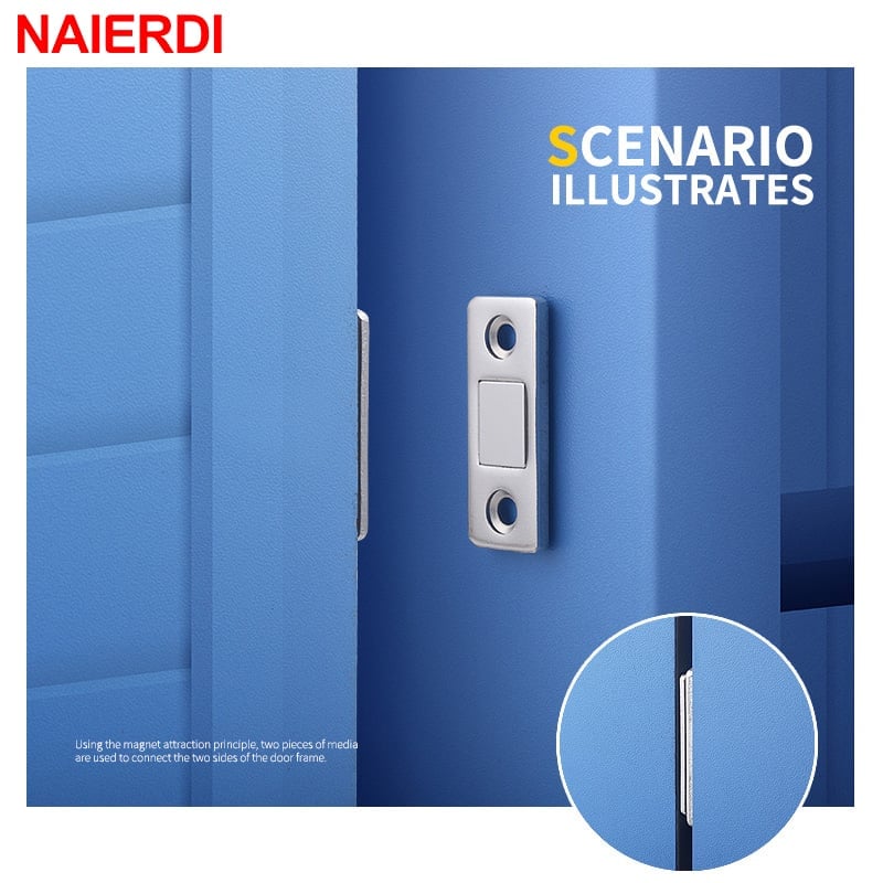 ✨ 56% RABATT! 🧲 Ultradünner Magnetverschluss für Schränke – Unsichtbare Installation, Starke Haftkraft & Ordnung für Zuhause 🚪📦