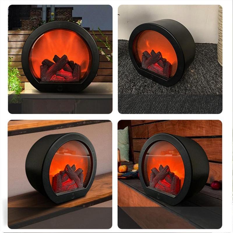 Flammenlose LED-Kamin-Dekorationslaterne