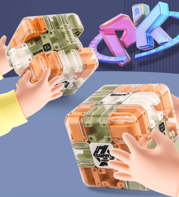 🧩Großes Labyrinth 3D-Puzzle Labyrinthwürfel – spannendes Denkspiel