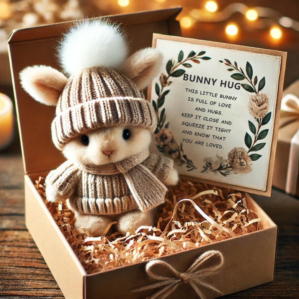 🎉Sonderangebot🐇Handgefertigter Mini-Hasen-Kuscheltier – süßes Ostergeschenk🎁