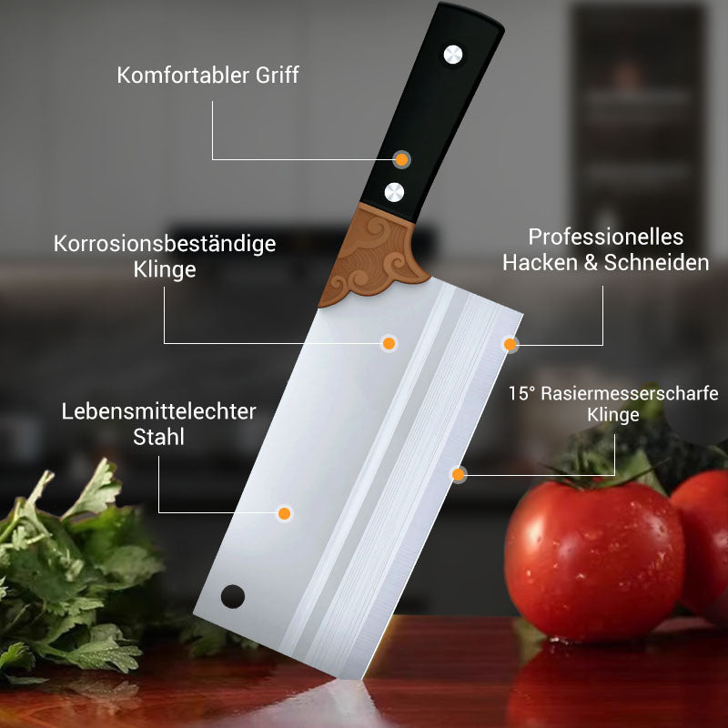 🔪✨ Geschmiedetes, scharfes und langlebiges Küchenmesser