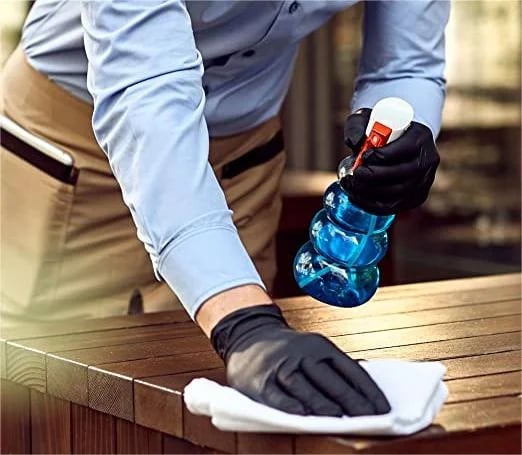 🔥🔥🔥100 Stück Einweg-Schwarze Nitrilhandschuhe Sicherheitswerkzeuge für die Haushaltsreinigung