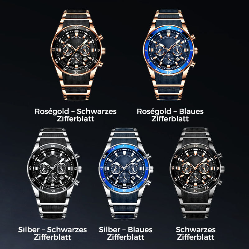 🔥Hochwertige Business-Multifunktions-Quarz-Uhr für Herren