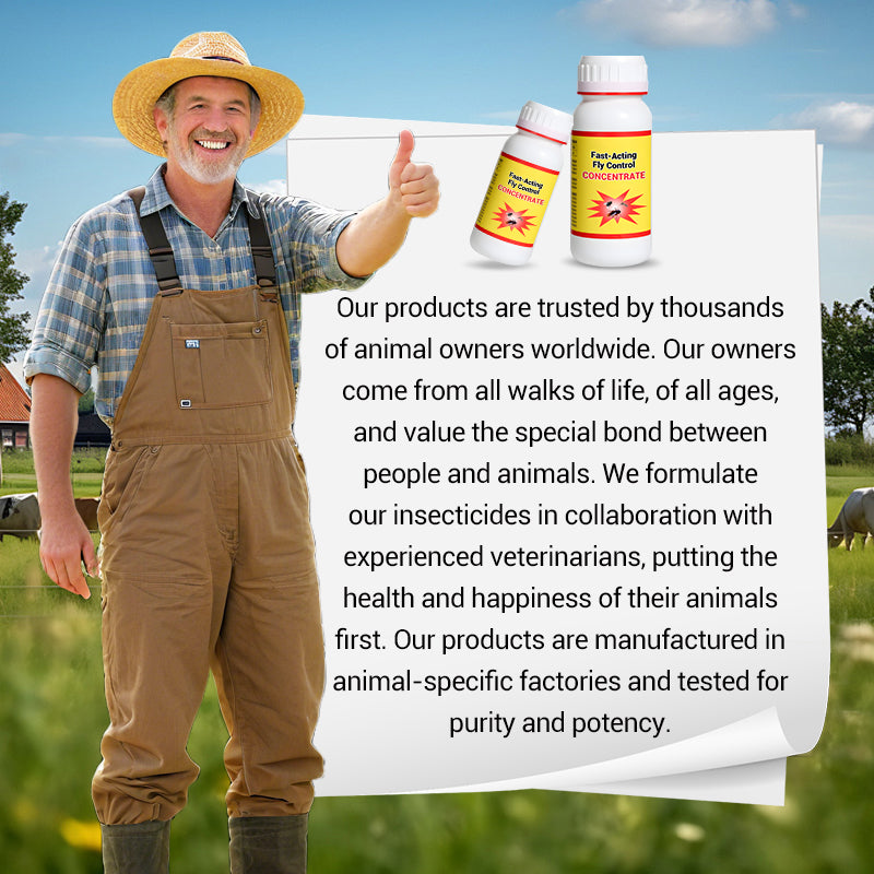 Universelles, hochwirksames und sicheres Mittel zur Fliegenbekämpfung