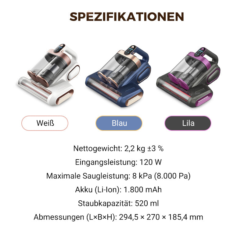 🛏️💨 50% Rabatt – Sakerplus UV-Bettstaubsauger! 💥✨ Mit starker Saugkraft & UV-Licht-Tiefenreinigung für hygienisch frische Matratzen. Jetzt Allergene, Hausstaubmilben & Co. einfach entfernen! ⏳Nur für kurze Zeit!