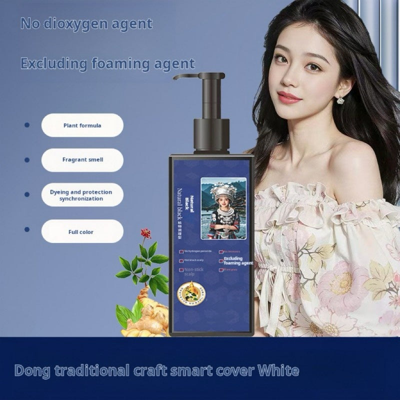 Sanftes Haarfärbemittel mit Botanikextrakten