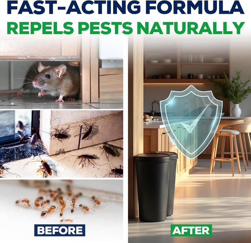 🗑️Insektenschutzspray mit natürlichem Pfefferminzöl – Maximale Wirksamkeit – Unbedenkliche Duftformel für Haus und Garten
