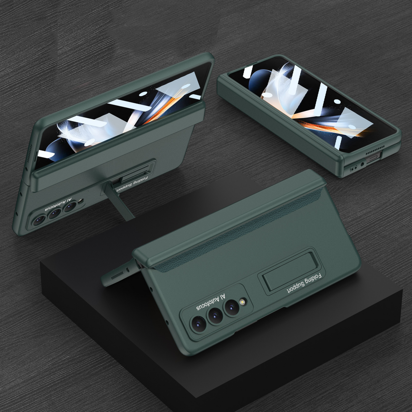 ✈️kostenloser Versand✈️2-in-1-Magnethülle mit gehärtetem Glas für Samsung Fold-Serie