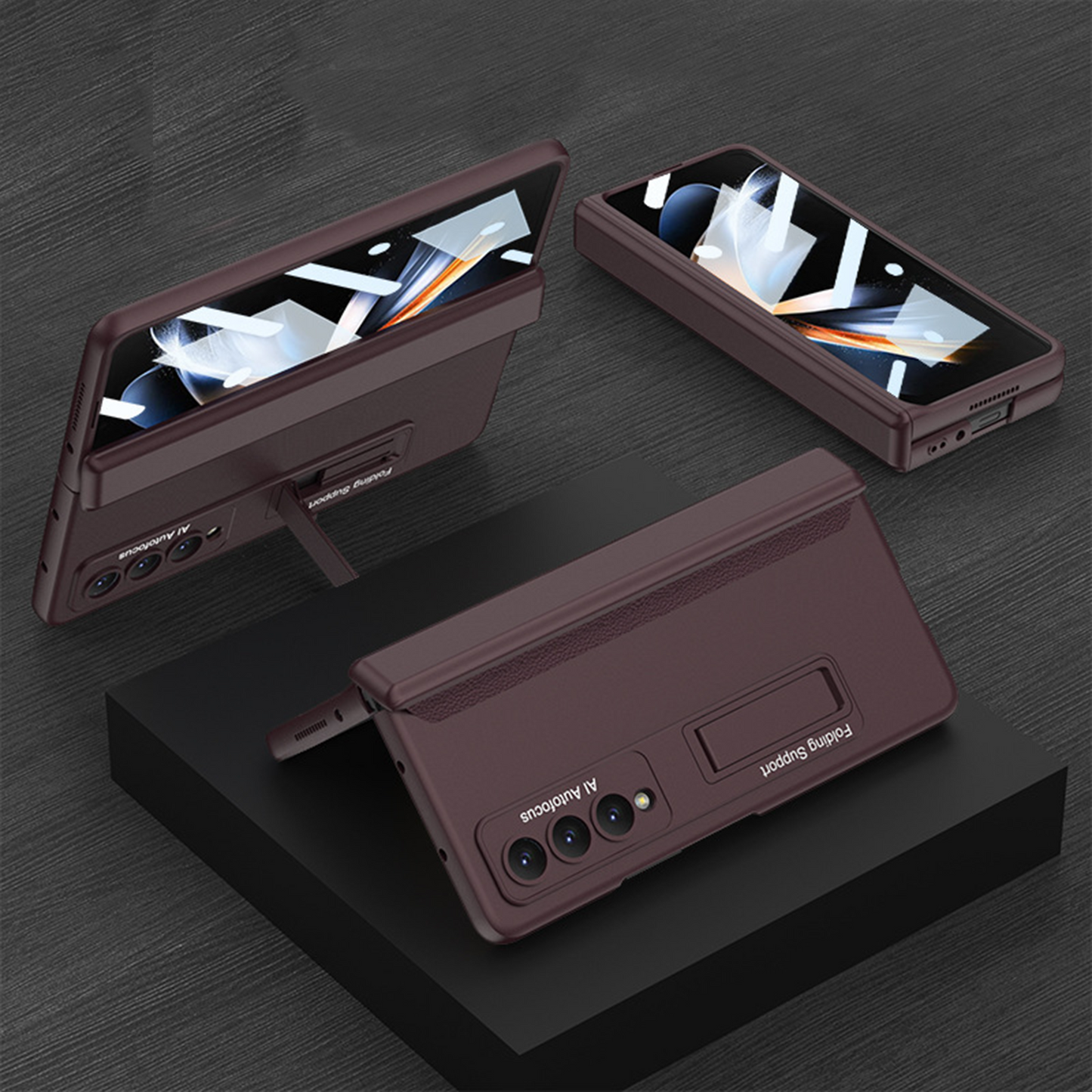 ✈️kostenloser Versand✈️2-in-1-Magnethülle mit gehärtetem Glas für Samsung Fold-Serie