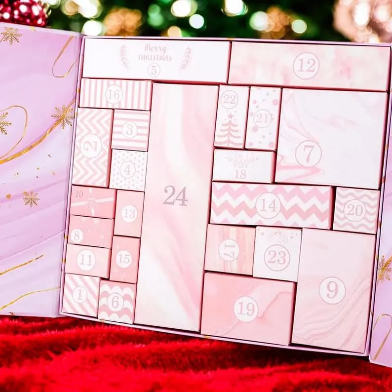 🎁 24 Tage voller Überraschungen – Adventskalender aus rosa Marmor 2025