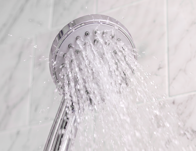 Showerhead after cleaning