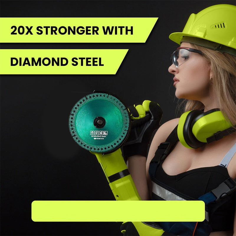 💎 【🔥Zeitlich begrenztes Angebot: Zwei zum Preis von einem】 – Diamant-Turbosägeblätter💎 Schneidet Fliesen, Marmor & Metall in Sekunden – 100mm für Winkelschleifer, Hitzebeständig & Präzise