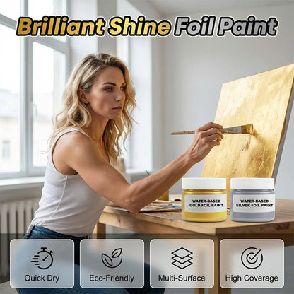 🔥Begrenzte Zeit 50% Rabatt💥Goldfolienfarbe auf Wasserbasis