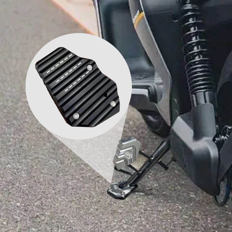 🌟🔥 Motorrad-Ständerfuß-Verbreiterung | 50% Rabatt +🛡️⚡ Stabilitäts-Boost für Seitenständer!