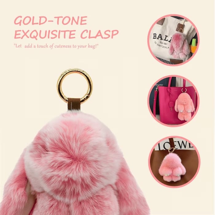 🏆🐰 Handgefertigte Pompon-Hasen-Anhänger – jedes Stück ein Unikat, kuschelig weich & detailverliebt 🎀🎁 Perfekt als persönliches Geschenk oder frühlingshafte Deko