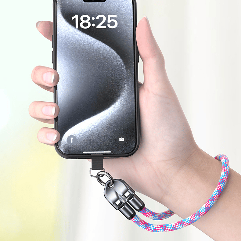 ⏰  🤳⚡C-zu-C-Ladekabel mit 240 W und tragbarem Armbanddesign