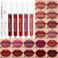 📢📢56% OFF !!!⏰18 Pcs Matte Waterproof  Long Lasting Lip Gloss