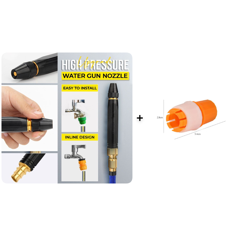 📢📢LETZTER TAG DES AUSVERKAUFS: € 12.99!!🚀Hochdruck-Sprühdüse – Zu Hause waschen, viel sparen! 🔥💦
