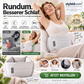 🛏️ Ergonomisches Lendenstützkissen – 360° Unterstützung, wrap-around Design, für erholsamen Schlaf 💤✨