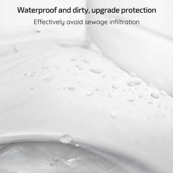 👍Für die Gesundheit sorgen✅Biologisch abbaubarer Einweg-Toilettensitzbezug aus Kunststoff