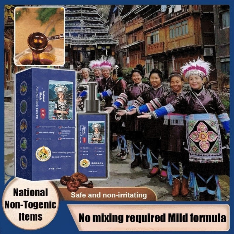 Sanftes Haarfärbemittel mit Botanikextrakten