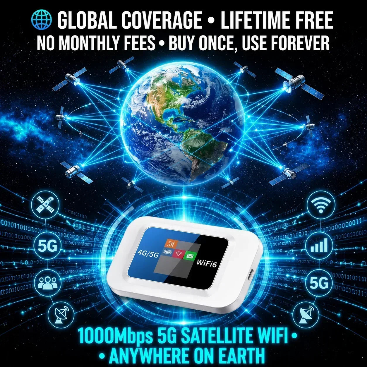 🥳2026 HOT SALE🥳💞Über 50.000 verkaufte Exemplare!📶🌐 Mobiler Hotspot – Tragbares WLAN, flächendeckender Empfang überall. Kein Vertrag, keine Einrichtung. Bleiben Sie auch unterwegs immer in Verbindung! 📱✨